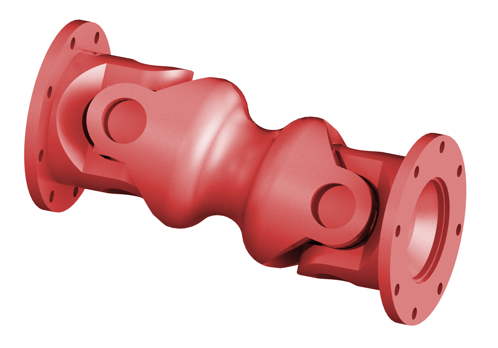 Gelenkwelle für Richtmaschine groß red | core sensing GmbH